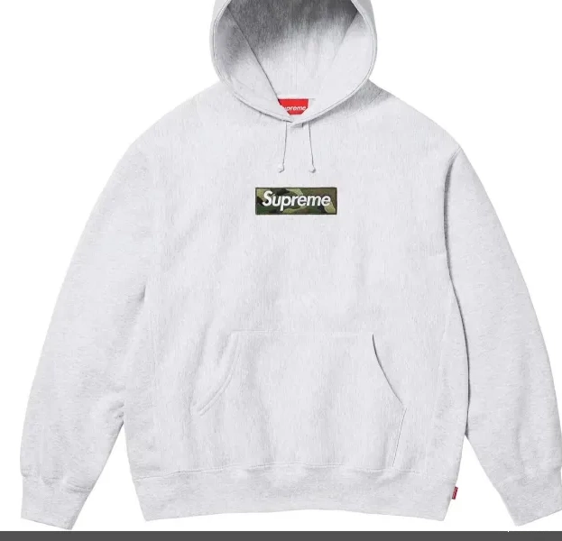 Light Black 23Fw XL Logo L Flower Hooded White Box M Grey Red S 0807